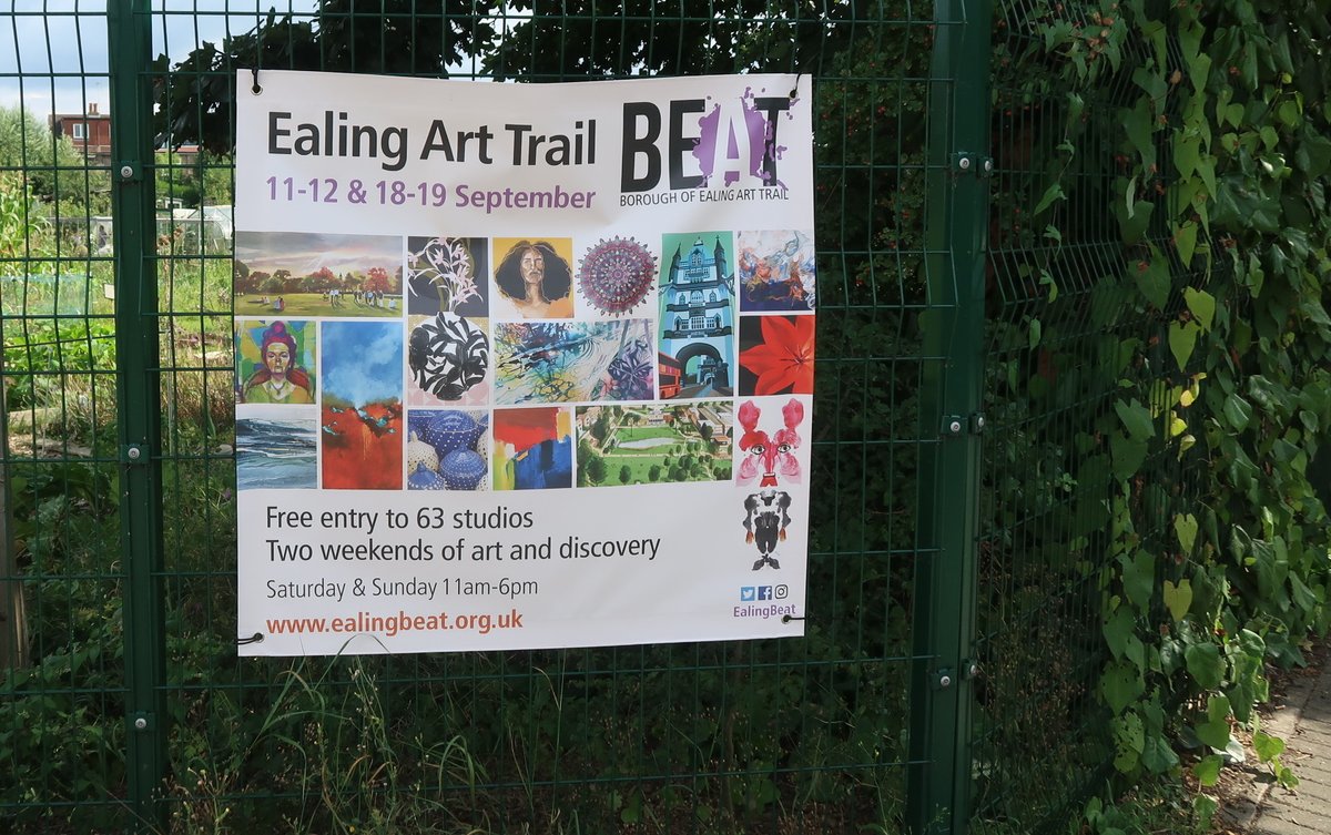 Great to see Ealing's Art Trail  preparations are well underway - good luck to the participants and the prospective visitors