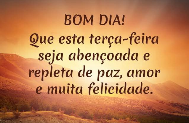 linharesdani's tweet photo. Bom dia! Que sua terça-feira seja especial, seja incrível, seja diferenciada! Que sob olhar do Altíssimo ela seja abençoada! Que pelas mãos do Senhor você seja guiado no caminho da paz, do amor e da Salvação! Ótima terça-feira!

#pastoradanilinhares #borapravida #ObrigadaSenhor https://t.co/kfKNCmmV9i