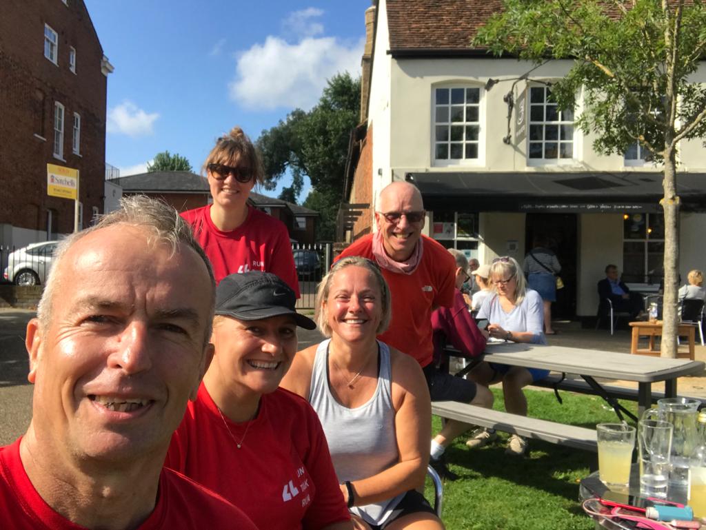 Lovely sunny day, just right for a 5k run with <a href="/runtalkrun/">Jessica Robson</a> Baldock 😁