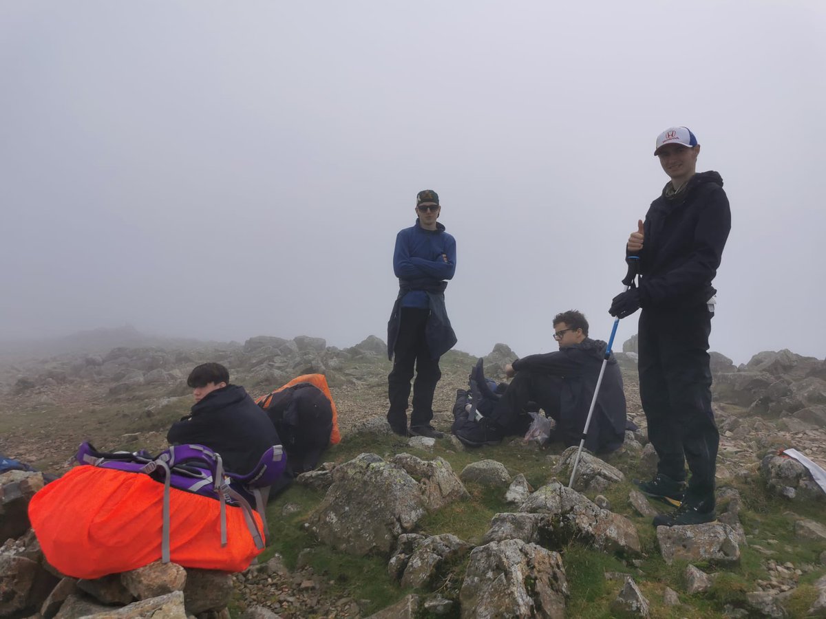 DunottarDofE's tweet image. Reaching the top of Green Gable in a white-out… #GreenGable #whiteout #DofE