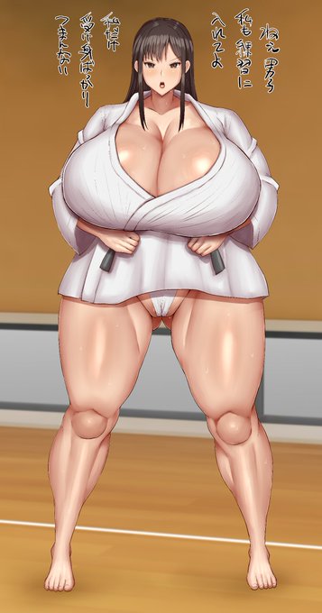 女子柔道部が一人だけで男子の練習に混ざろうとしてくる子 