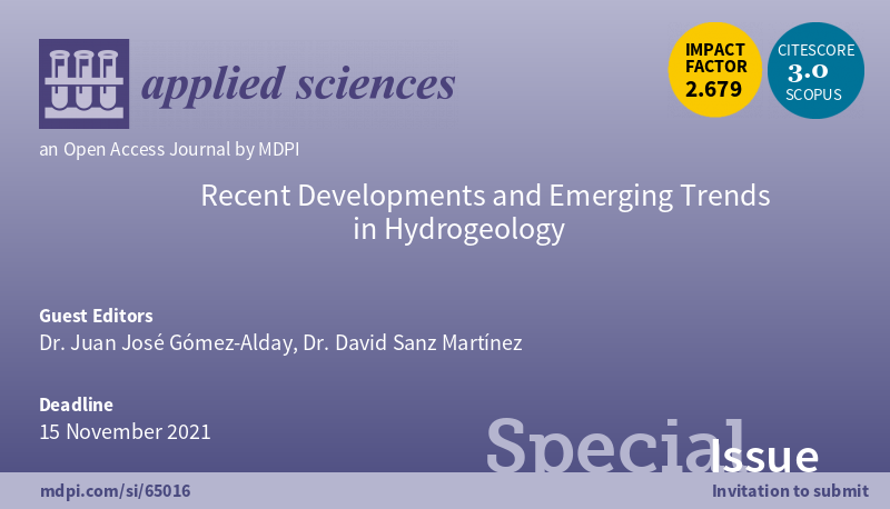 Applsci's tweet image. #SpecialIssue
mdpi.com/journal/applsc…
DD: 15 November 2021
Guest Editors: Dr. Juan Jose Gomez Alday and Dr. David Sanz Martínez from @uclm_es
 
#groundwatermodeling #waterpollution #biogeochemistry #isotopegeochemistry #molecularbiology #medicalhydrogeology #mdpiapplsci