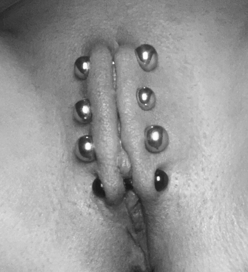 Gazexsus's tweet photo. #labiapiercing #closedpussy #closedlabia #vaginalchastity #piercedlips #piercedpussy #lockedpussy https://t.co/XKYBumL1Fh