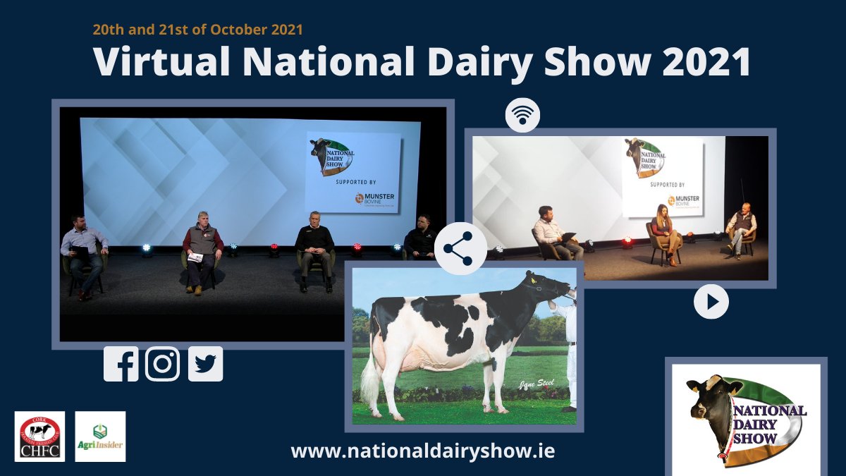 The National Dairy Show goes virtual again in 2021!

Meet friends (virtually), do business, explore the companies you love, learn from our expert panels &amp; speakers and much more

Join us this year on the evenings of the 20th and 21st of October

Book now: bit.ly/2UGshSA