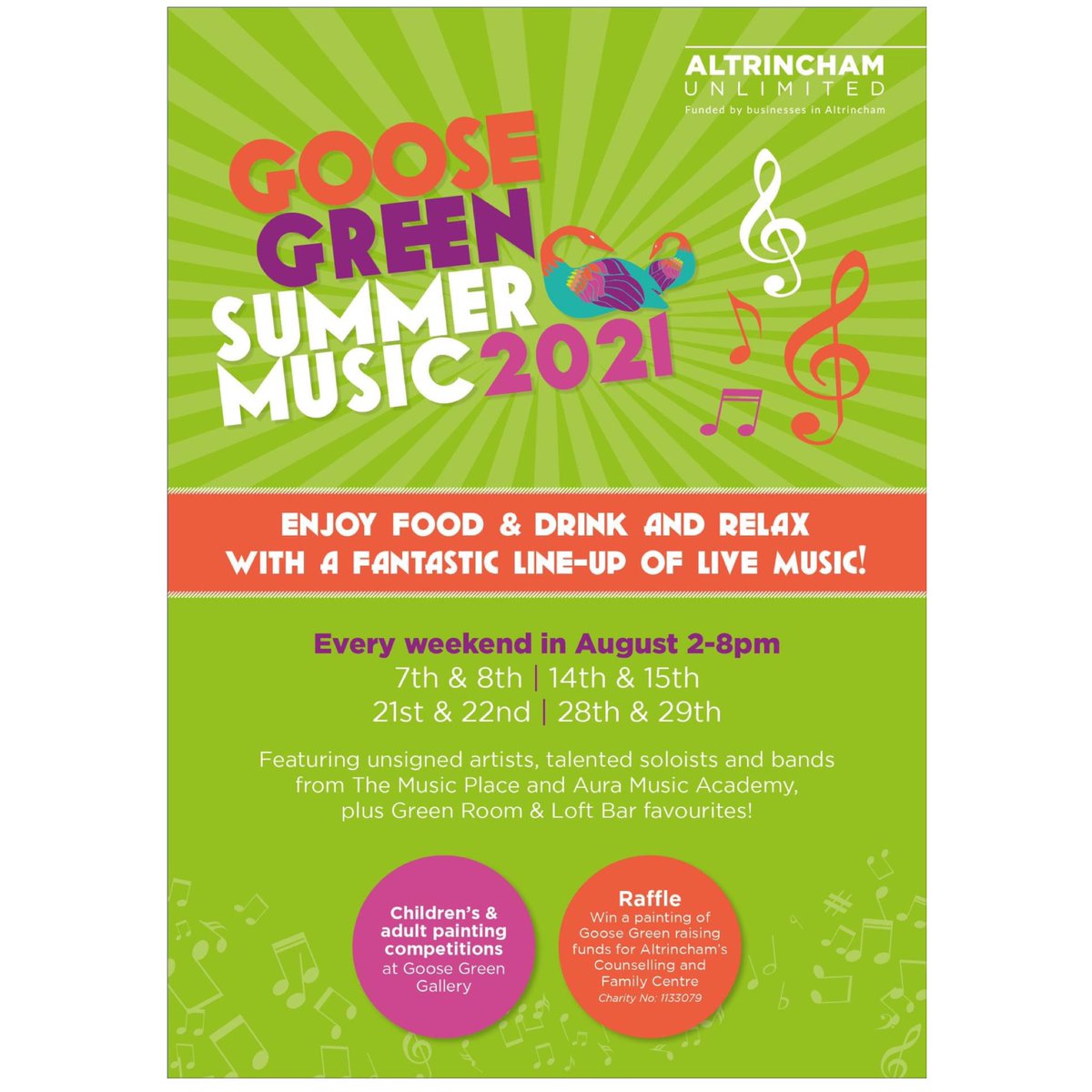 As part of the Goose Green Summer Music event this weekend their will be a very special performance from ‘The Guestlist’. At 2pm on Sunday they will be performing their first release ‘161’ which honours Chapel Street ‘The Bravest Little Street in England’ #Altrincham #GooseGreen