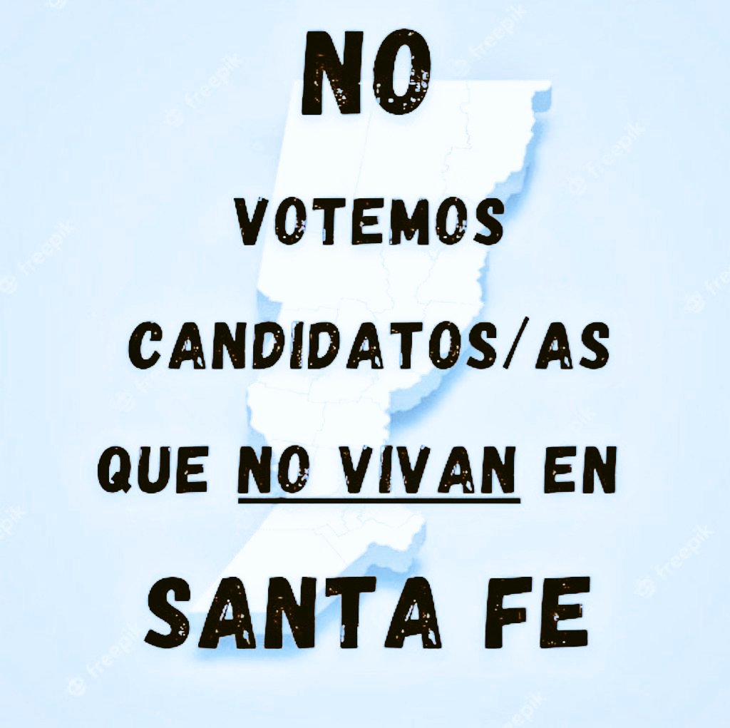tincholucero's tweet photo. Difundimos con un RT?
CAMPAÑA de CONSCIENTIZACION CIUDADANA ✅✅✅
VOTEMOS CANDIDATOS/AS QUE VIVAN EN SANTA FE
(Vos elegis el partido o el proyecto que te gusta).
#YoVotoLocal
#YoVotoDeAca https://t.co/zB0edL6fJO