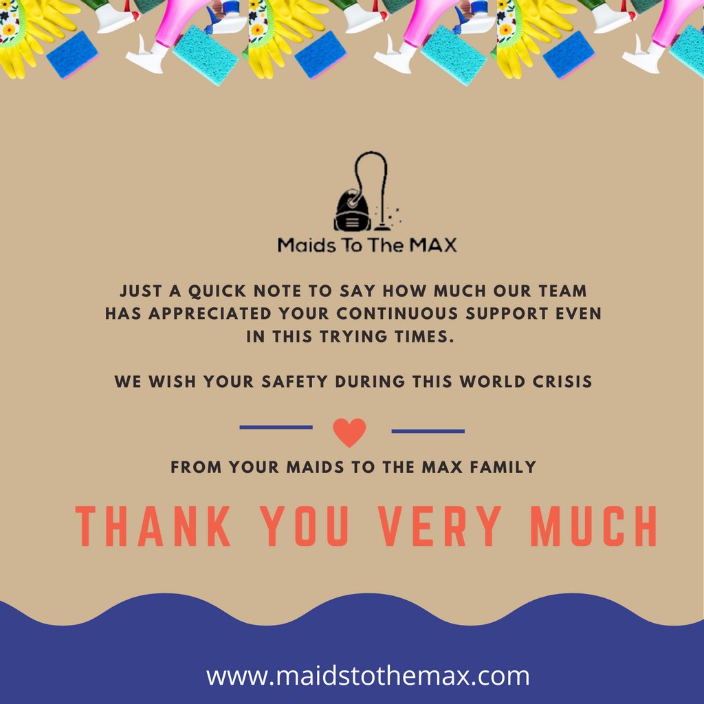 MaidsMax's tweet photo. Thank you very much

#housecleaning #clean #organization 
#residentialcleaning #house #cleanhome #love #interiordesign #local #dmvlocalservices #housekeeping #cleaningservice #cleaning #cleaninghacks#cleaner #instaclean#cleaningmotivation #cleanhouse #cleaningproducts https://t.co/HT6KpSIMPL