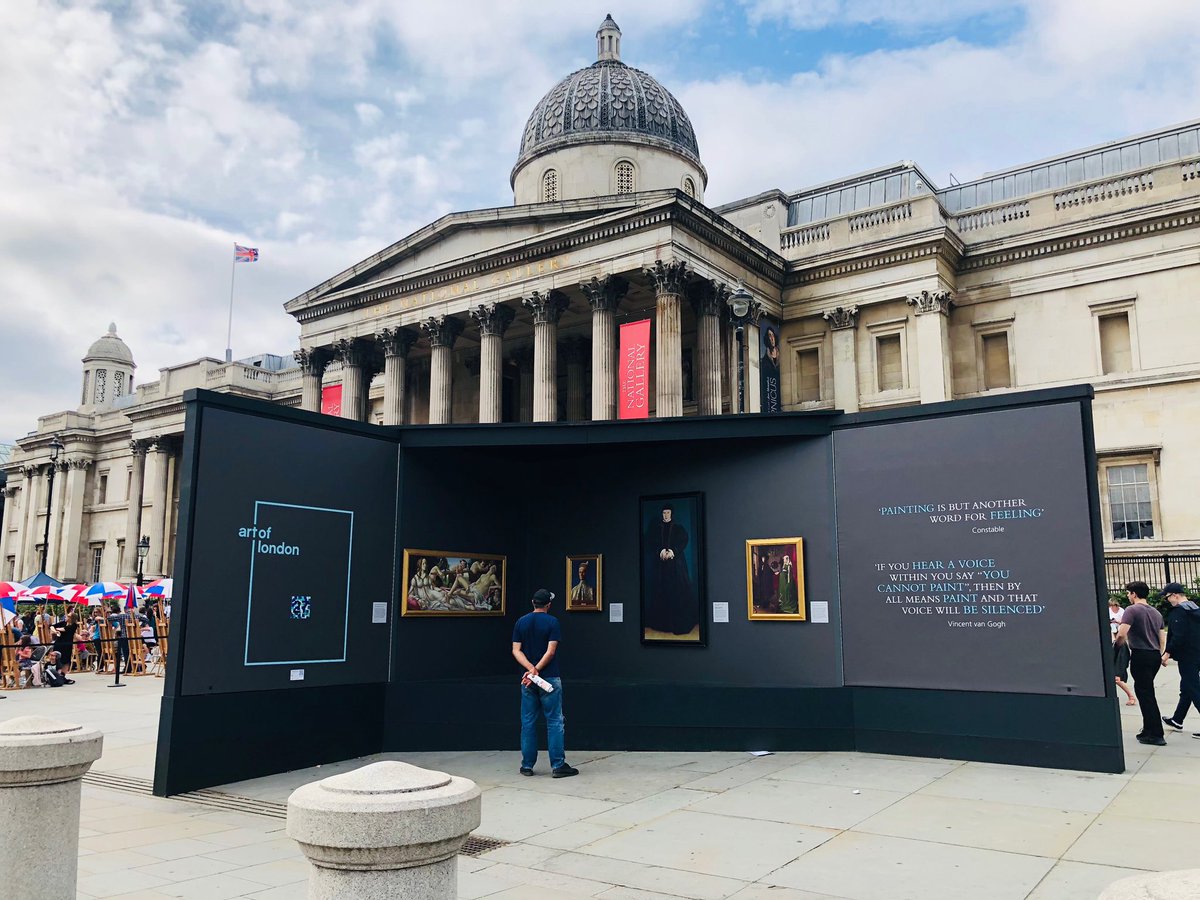 DDA_engineers's tweet image. Great to see one of our projects up in Trafalgar Square as part of @NationalGallery #insideout festival. Get along before the 2nd Sept to see some life sized replicas of some of the Nations Favourite Paintings #insideout #nationalgallery #freeactivities #structuralengineering