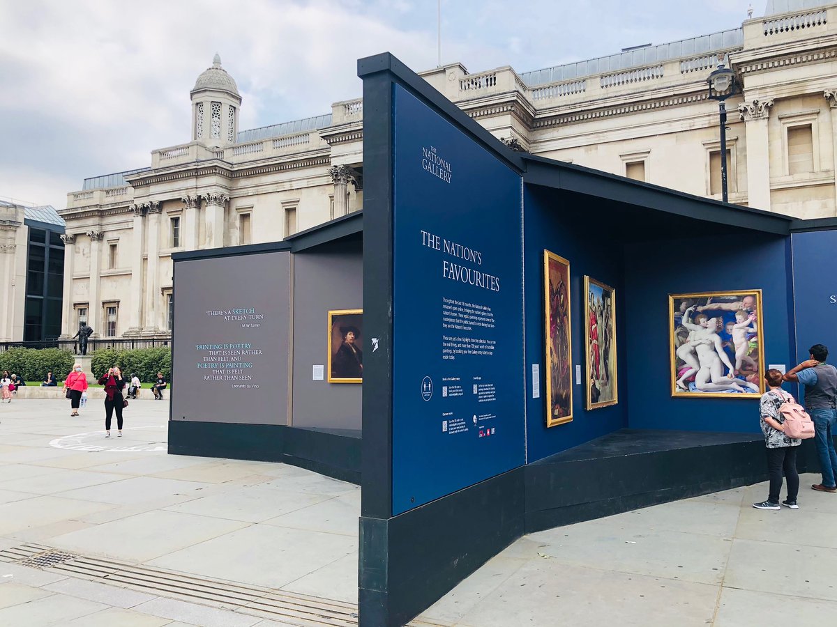 DDA_engineers's tweet image. Great to see one of our projects up in Trafalgar Square as part of @NationalGallery #insideout festival. Get along before the 2nd Sept to see some life sized replicas of some of the Nations Favourite Paintings #insideout #nationalgallery #freeactivities #structuralengineering