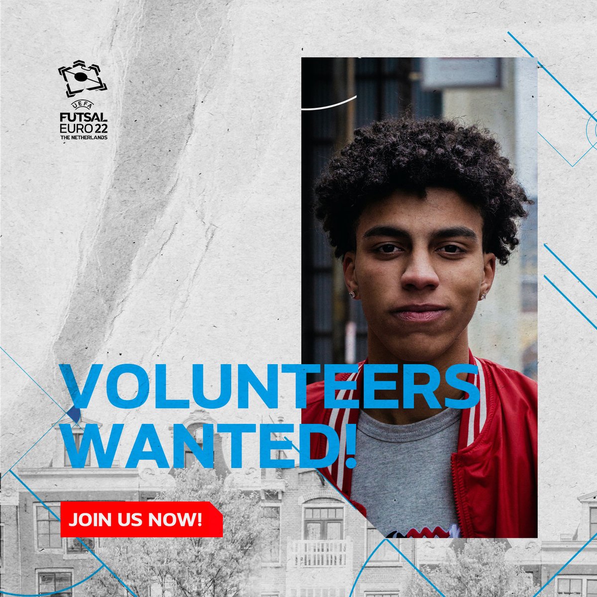 One week left to sign up as Tournament Volunteer. 👇 Join our team and become one of the heroes of UEFA Futsal EURO 2022! 🦁 #HomegrownHeroes #Futsal 
knvb.nl/futsaleuro/vri…