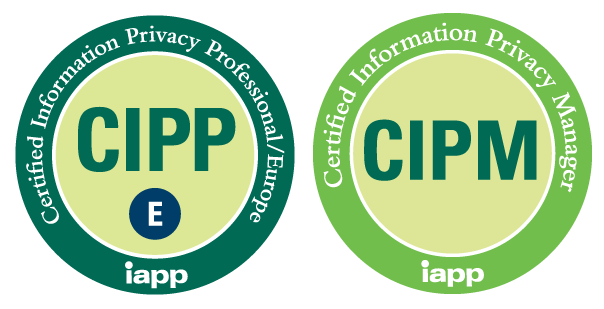 the_iapp's tweet photo. Our CIPP/E and CIPM certifications are the world's recognized GDPR Ready designations. Find out how you can be #GDPRready: https://t.co/aUBOVsvBzK
#CIPP #CIPM https://t.co/qM6jfzHYrT