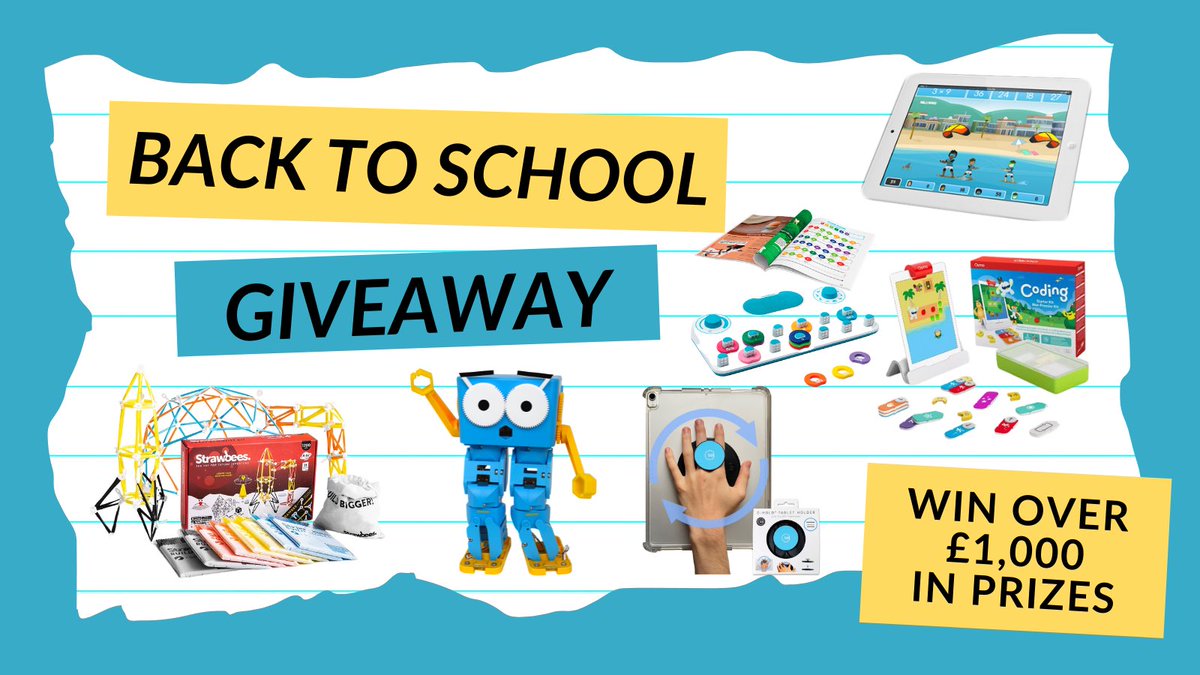 g_hold's tweet photo. 🎉 GIVEAWAY 🎉
To celebrate back-to-school, we’re giving one lucky UK school a bundle worth over £1,000!

HOW TO ENTER:
- Like this post
- Tag a fellow #teacher in the comments
- Follow all 5 accounts on Twitter: @RoboticalLtd, @soundbops, @g_hold @STEMROBOCUBE &amp; @sumdog https://t.co/5NArGQ4BSg