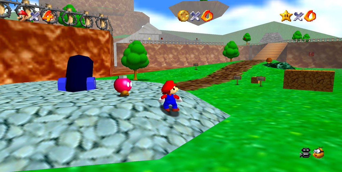 creapills's tweet photo. Petite découverte du jour. Vous pouvez jouer à l'intégralité de "Super Mario 64" depuis votre navigateur web en cliquant ici : https://t.co/1IUlwcO73y

Ça rappelle tellement de souvenirs 🤩 (par contre c'est pas friendly mobile donc à tester sur ordinateur) https://t.co/vL9rRP3Snr