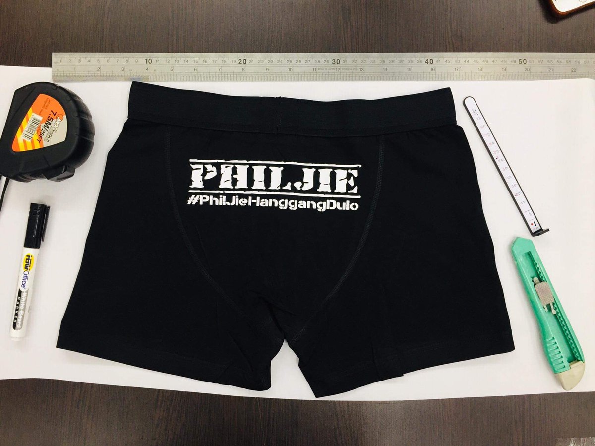 Could this be the infamous black boxers that Phil &amp; Benjie fought over in one big argument that may have resulted into a big fistfight in ASH? 😂But all’s well that ends well for them &amp; they have a big project to make together! Exciting! <a href="/ponce_jerome/">Jerome Ponce</a>  <a href="/YourYvesFlores/">J</a> #philjie