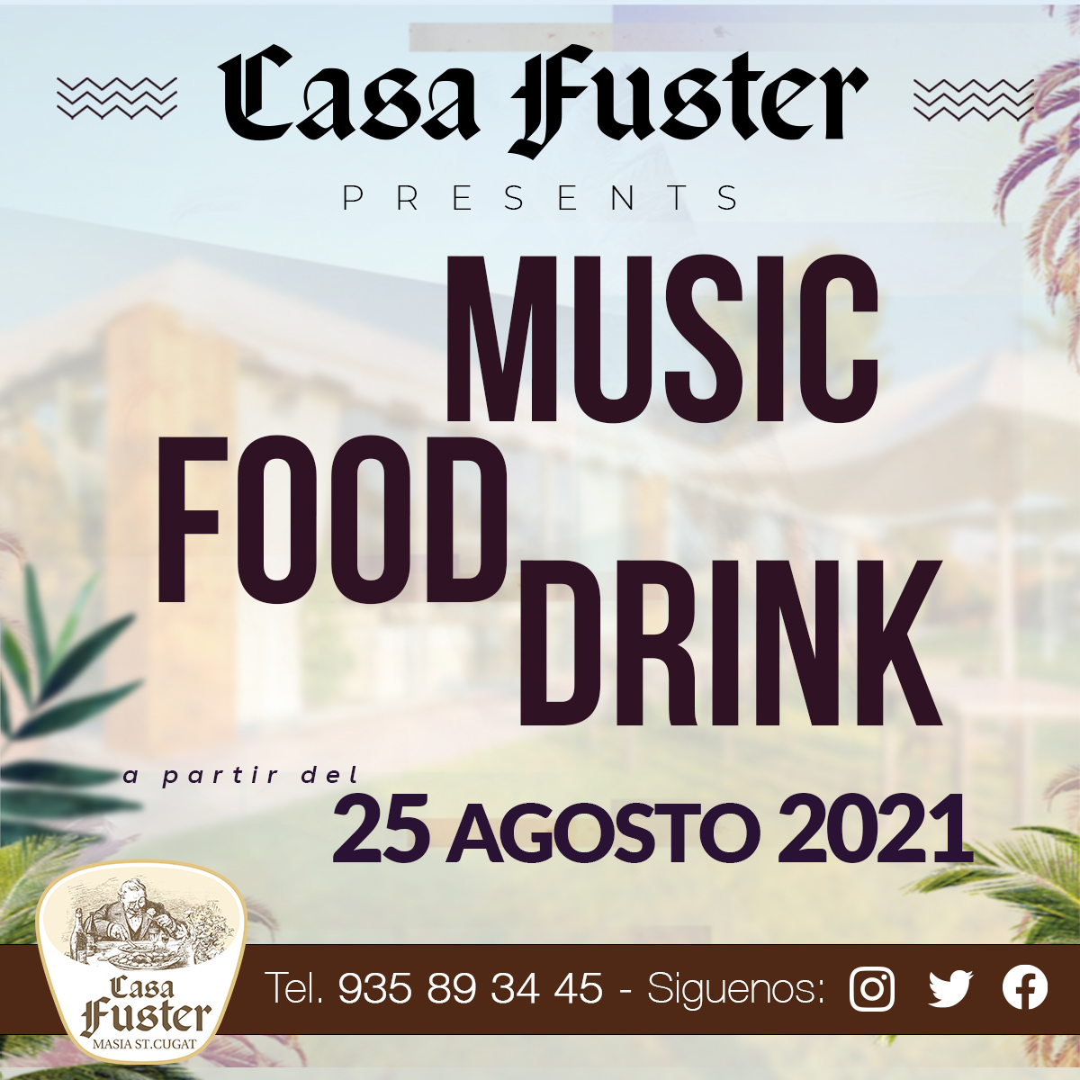 CasafusterM's tweet photo. #food #music #drink #ibiza #ibizamasiacasafuster https://t.co/y798BEFnDM