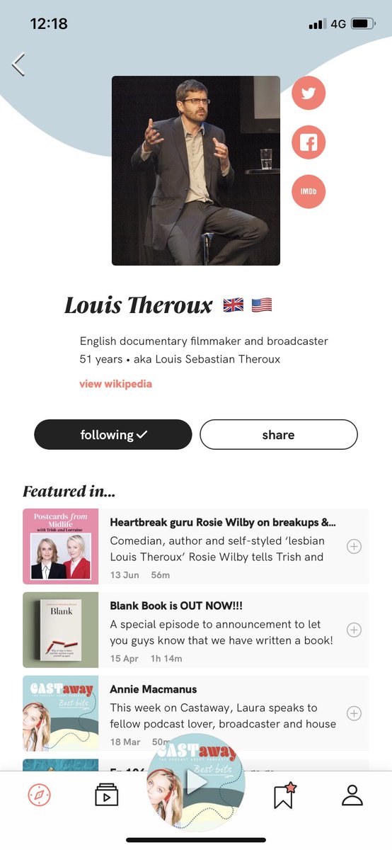 👀A podcast feed of every episode that mentions <a href="/louistheroux/">Louis Theroux</a>