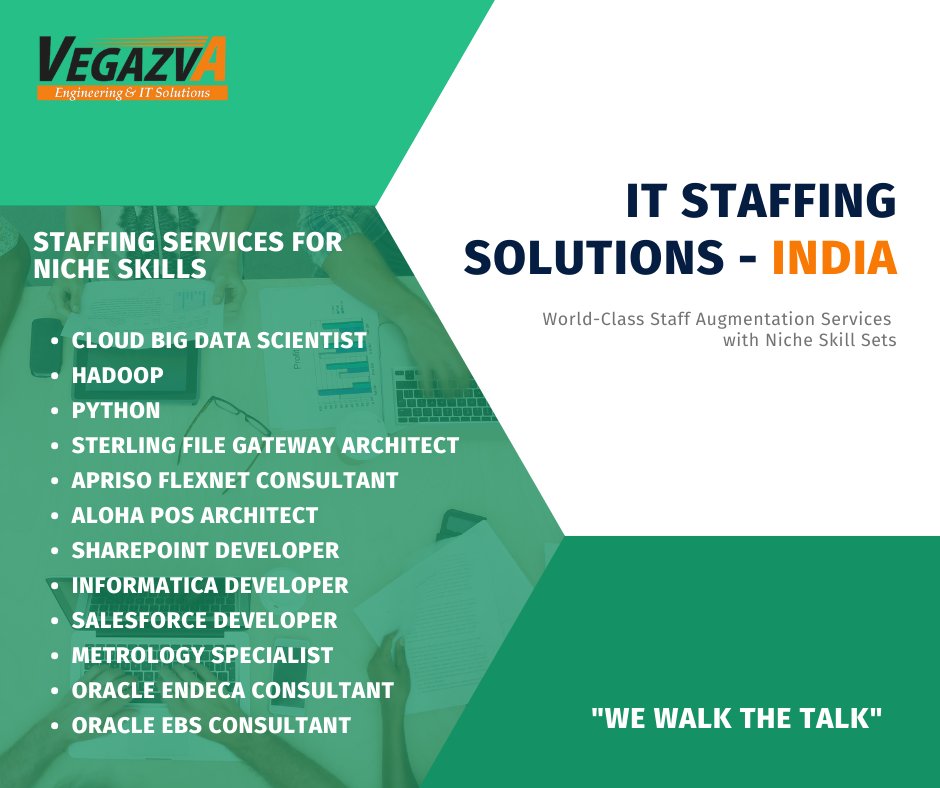 VegazvaGroup's tweet image. IT Staffing Solutions by #Vegazva

#datascientist #hadoopdeveloper #pythondeveloper 

#apriso #alohaPOS #sharepointdeveloper #informaticadeveloper #salesforcedeveloper #metrology #oracledeveloper #India
