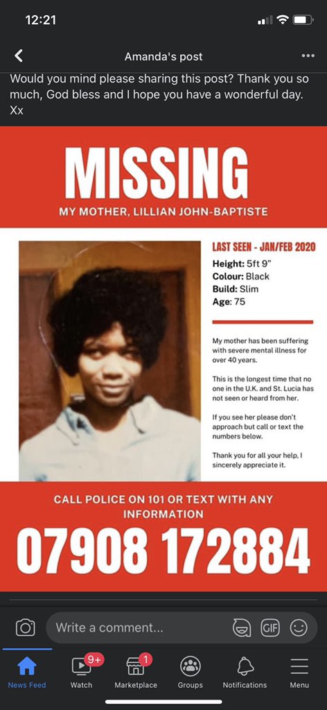 CasCandy_'s tweet photo. Okay friends so I’ve just been on FB &amp; my cousin has posted this. 

Missing from East London

Please please RT. 

I’m currently liasing with my family to see if anyone has any recent pictures. 

I appreciate all RTs. 💜 https://t.co/7bE8eNuYfy
