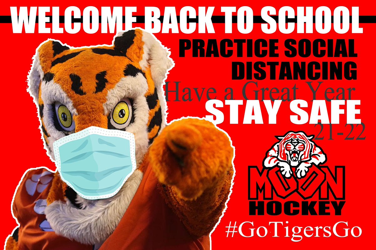 MoonHockey's tweet photo. Welcome Back 2 School #Tigers 🐅2021-22 #MoonArea 🐅 #GoTigersGo 🐅
1️⃣st Day https://t.co/E4eEa4cWNe