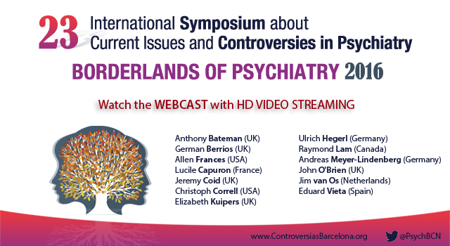 PsychBarcelona's tweet photo. #2016edition #RecordedWebcast
[BORDERLANDS OF PSYCHIATRY]
"Psychopathy: Pathology or wickedness, where are the boundaries?"
📌Jeremy COID (🇬🇧 @QMUL)
https://t.co/vPKOw5bMsh

AVAILABLE WITH 2021 ONLINE ATTENDANCE‼️
https://t.co/9BpavhpakA https://t.co/rZW1d5WI7A