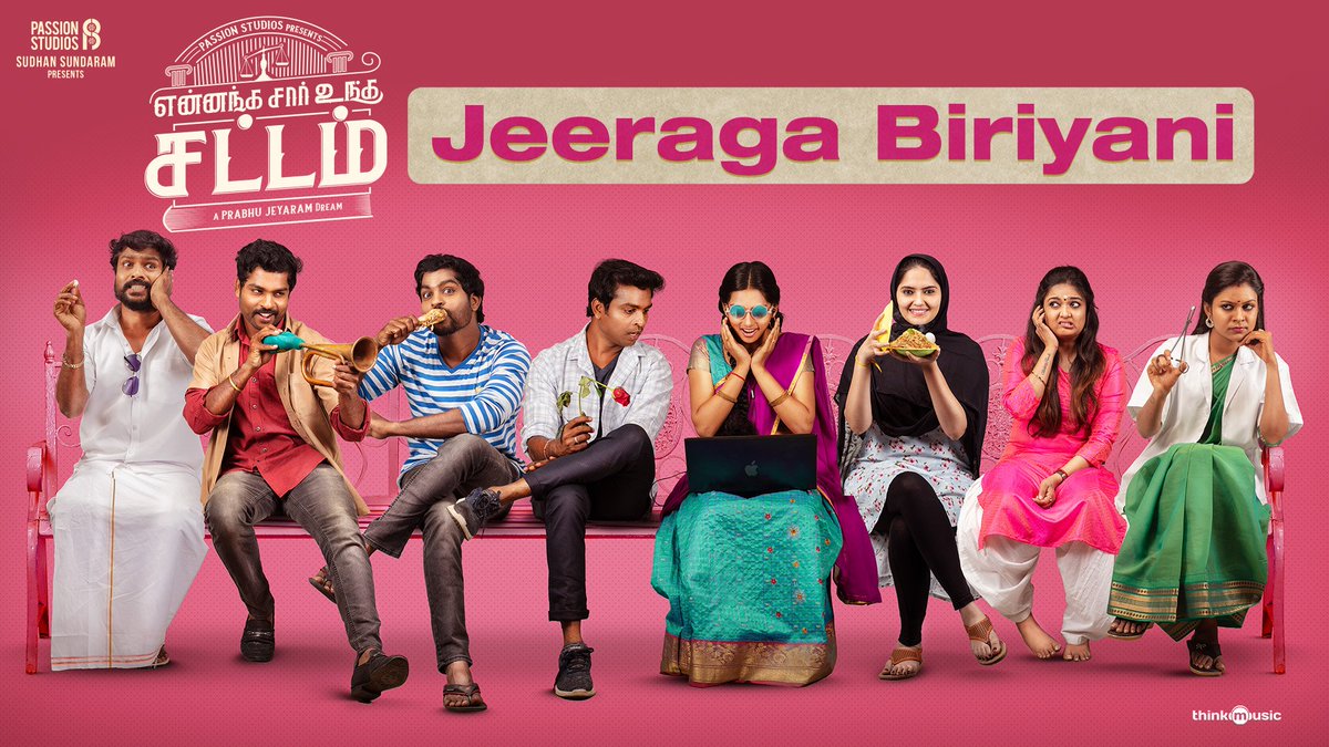 Passion Studios (@passionstudios_) on Twitter photo #JeeragaBiriyani from #YennangaSirUngaSattamโ๏ธ is out now! Happy listening ๐ถ๐
๐น <a href="/gunasekaran_gm/">Guna Balasubramanian</a>
๐ค <a href="/Benny_Dayal/">Benny Dayal</a>
๐๏ธ <a href="/Jegan_kaviraj/">Thangatamil</a>
โถ๏ธ youtu.be/tXadv30NBvs
#YSUS <a href="/KarthiikPK/">R S KARTHIIK</a> <a href="/jrcprabhu/">Prabhu Jeyaram</a> #Ayraa <a href="/Sudhans2017/">Sudhan Sundaram</a> <a href="/jayaram_gj/">jey</a> <a href="/thinkmusicindia/">Think Music</a> <a href="/DoneChannel1/">Done Channel</a> <a href="/gobeatroute/">BeatRoute</a> #JeeragaBiriyani from #YennangaSirUngaSattamโ๏ธ is out now! Happy listening ๐ถ๐
๐น <a href="/gunasekaran_gm/">Guna Balasubramanian</a>
๐ค <a href="/Benny_Dayal/">Benny Dayal</a>
๐๏ธ <a href="/Jegan_kaviraj/">Thangatamil</a>
โถ๏ธ youtu.be/tXadv30NBvs
#YSUS <a href="/KarthiikPK/">R S KARTHIIK</a> <a href="/jrcprabhu/">Prabhu Jeyaram</a> #Ayraa <a href="/Sudhans2017/">Sudhan Sundaram</a> <a href="/jayaram_gj/">jey</a> <a href="/thinkmusicindia/">Think Music</a> <a href="/DoneChannel1/">Done Channel</a> <a href="/gobeatroute/">BeatRoute</a>