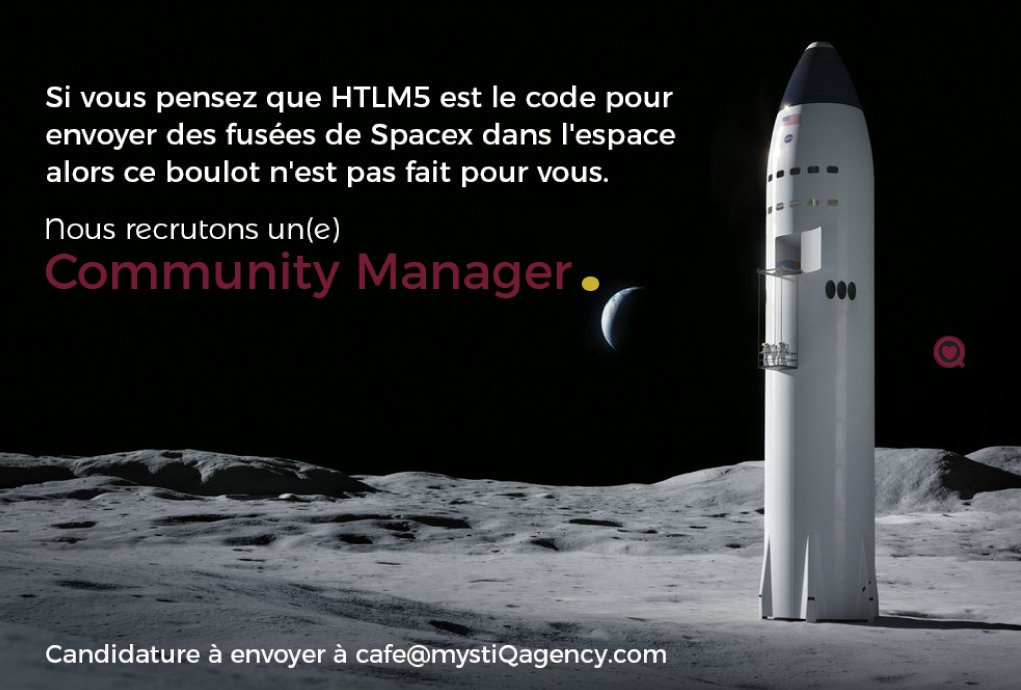 mystiK_Studio's tweet photo. Tu as entre 22 et 28 ans, Créatif, audacieux(se), de la team Messi ou CR7, avec un minimum de 2 ans dans la gestion des communautés? Alors ce boulot est pour toi.

Dossier:
1- Lettre de motivation
2- Lien des pages déjà gérées
3- Lien de tes contenus en ligne (Blog, TikTok, IG) https://t.co/u2fBCfegwi