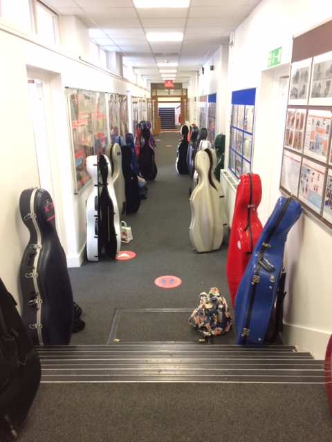 SLYO is back....rehearsals well underway, building full of the sound of music, 4 concerts to look forward to.... Huge thanks to JAGS for hosting us this summer! #livemusic #musiceducation #bestcookiesever🍪