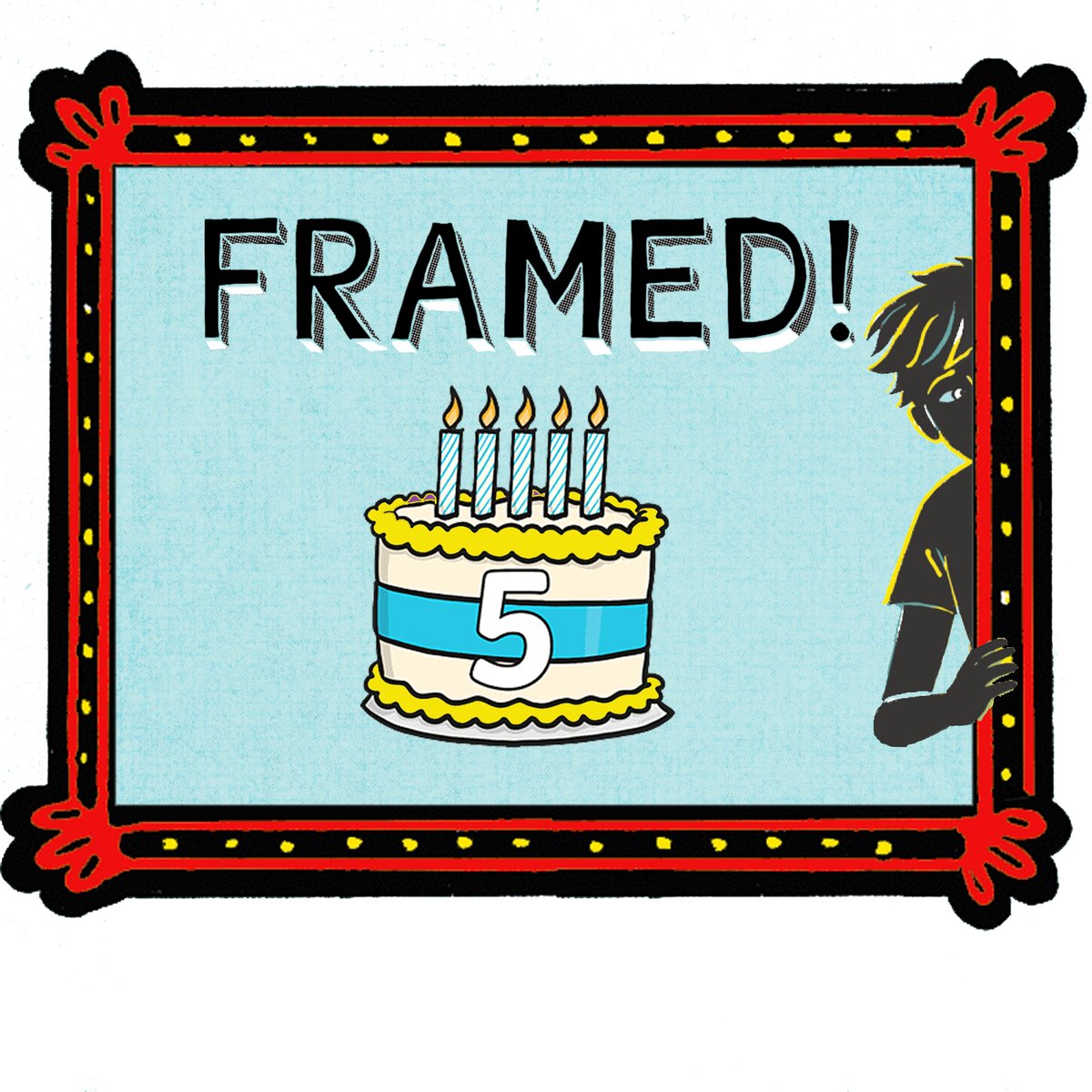 It's been 5 years since Framed! was published and I got to introduce young readers to Florian, Margaret, and the Theory of All Small Things. Thanks to all who read and shared it. If you'd like a chance to win a signed copy, just retweet this post to enter. <a href="/SimonKIDS/">Simon Kids</a>