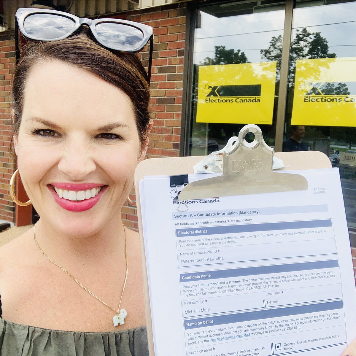 mferreriptbokaw's tweet photo. I’m officially on the ballot and a registered candidate thx to @ElectionsCan_E 
I also VOTED!! Get in and vote today, no lines! The #ptbokawartha office is located at 69 George St! #electmichelleferreri

#getoutandvote #Elxn44 #cdnpoli #OTooleForPM https://t.co/8IThbyR39J