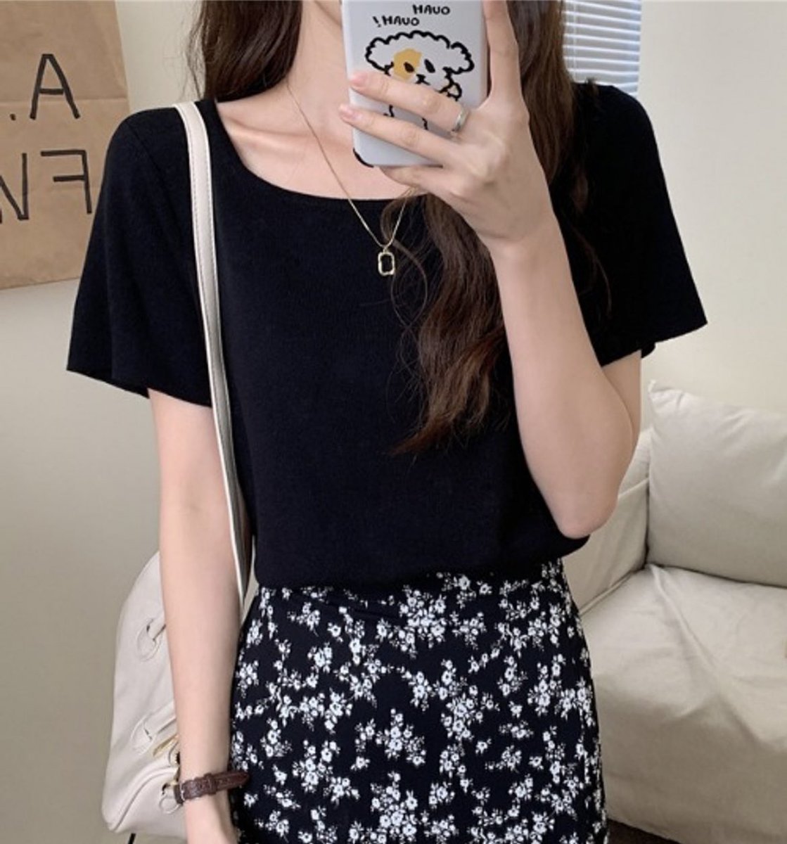 BUDOFASHION's tweet image. いつものスカートもデニムも“おしゃれしてる感”が出せるカラートップス💛💚💜

襟元がＶでもなく丸でもなくスクエアネックなので、ボトムス次第で可愛くもかっこよくも着られます😊

骨格診断ストレートタイプにおすすめです🙆‍♀️✨

▶︎『ABITOKYO』スクエアネックサマーニットプルオーバー