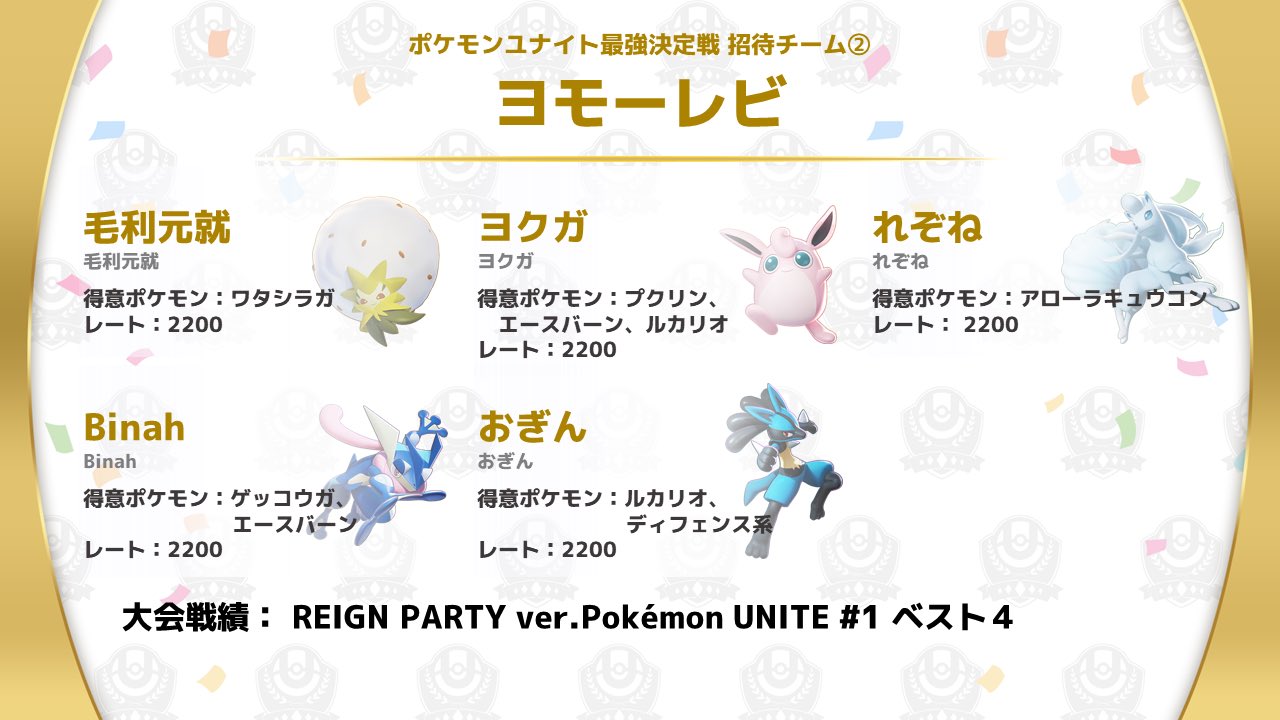 تويتر ポケユナ最強決定戦 على تويتر 招待チーム1チーム目はヨモーレビです T Co N5qqpxxjkk تويتر ポケユナ最強決定戦 على تويتر 招待チーム1チーム目はヨモーレビです T Co N5qqpxxjkk