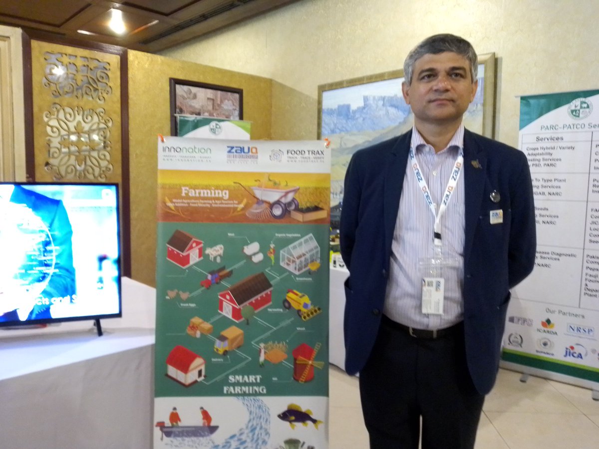 ImJattala's tweet image. Superb initiative by @SciDipPak to Organize an event on AgriTech in collaboration with @SwissMFA 

Excited to showcase @ZauqGroup AgriTech Solutions here!
Brilliant stuff @ForeignOfficePk