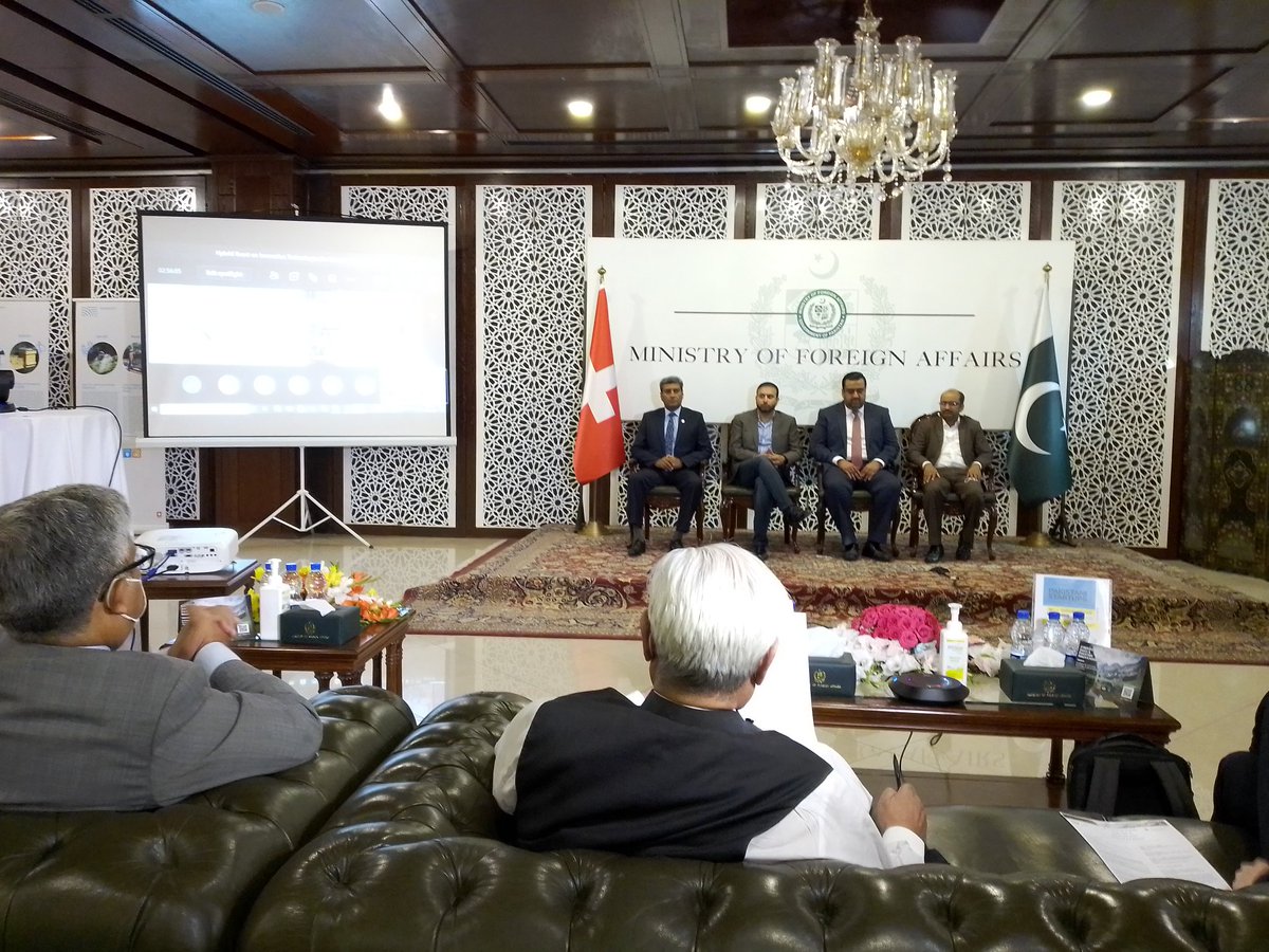 ImJattala's tweet image. Superb initiative by @SciDipPak to Organize an event on AgriTech in collaboration with @SwissMFA 

Excited to showcase @ZauqGroup AgriTech Solutions here!
Brilliant stuff @ForeignOfficePk