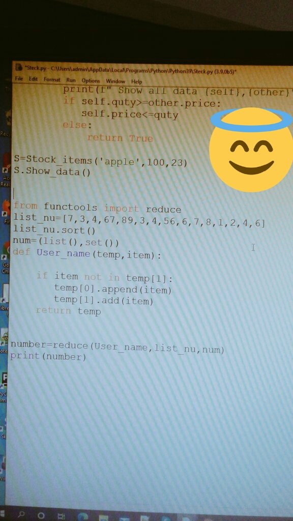 PythoncodeE's tweet image. Set method 😄
Python code 😊