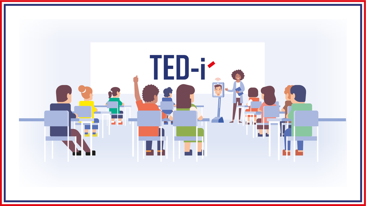 Edu_Num's tweet photo. 🤖Le plan TED-i, c'est la mise à disposition de systèmes de #téléprésence robotisés pour les jeunes scolaires et universitaires empêchés par des maladies graves et de longue durée.
Vous voulez en savoir plus ?
Retrouvez @PhilippeAjuelos sur l'espace #DNE - EW9 #Ludovia18 https://t.co/COB9wq1k8g