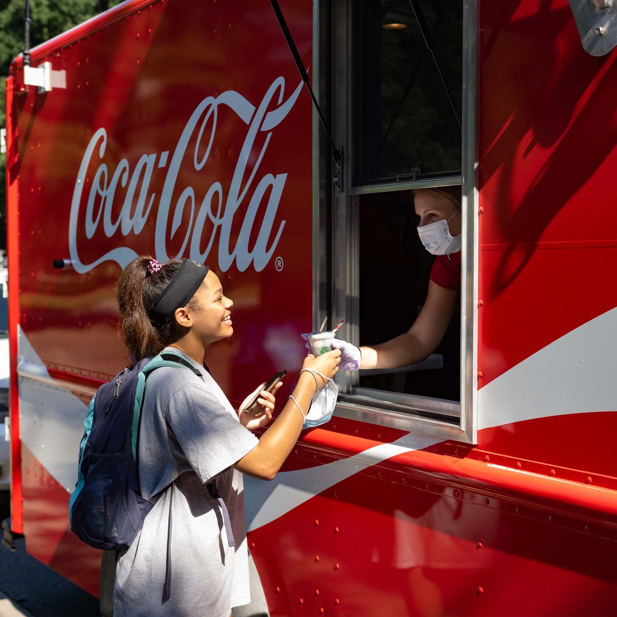ClemsonSA's tweet photo. Nothing better than a cold treat on a hot summer day! And good news! The Coke float truck is back today from 11 a.m. to 2 p.m. in front of Holmes and McCabe! #ExperienceFun https://t.co/Ou5YHth7hG