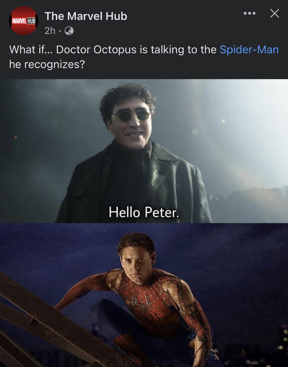 a question to ponder 🤔 #SpiderManNoWayHome