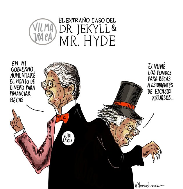 vilmavargasva's tweet photo. #GuillermoLasso #Becas #Educación #Caricatura #Vilmatraca https://t.co/HUmCSeYMEm