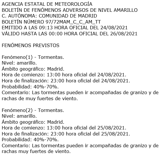 PCivilMoral's tweet image. INFO AVISO DE TORMENTAS.