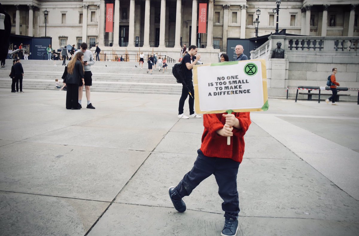 I’m rebelling for the kids. Not just mine, but children all over the world, because it’s their futures that we’re fighting for. Climate change is happening NOW & I’m calling on the Government to stop putting profit over the planet. 

Who’s joining me? #ImpossibleRebellion #actnow