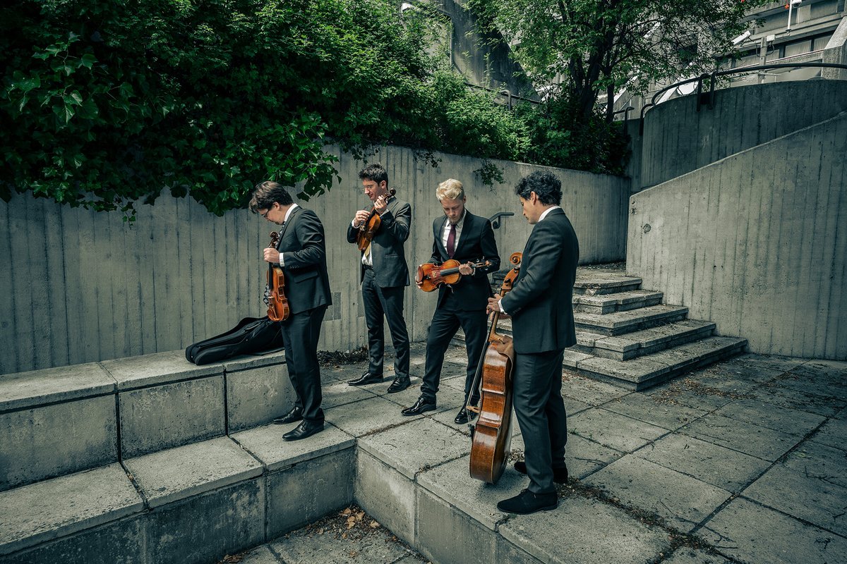 Mozart • Moseley • Dvorák – don't miss the @NavarraQt String Quartet in their second #LammermuirFest 2021 performance, joined by Scottish violinist Scott Dickinson, at Dunbar Parish Church, Sat 18 Sept. 🎻 🎟️ lammermuirfestival.co.uk/event/navarra-…