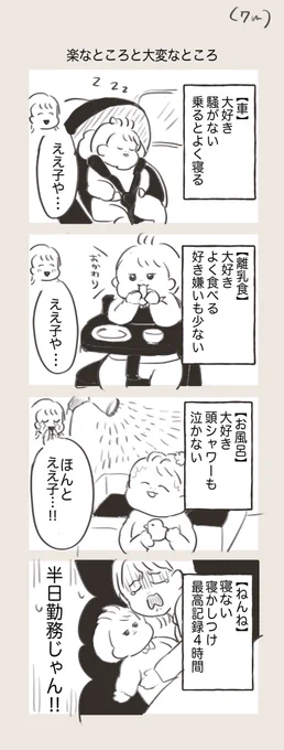 今は平均1時間くらい😴
#育児漫画
#育児日記 