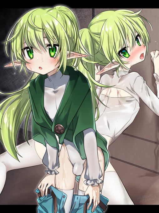 雨に打たれて♂(skeb/レオナくん) 