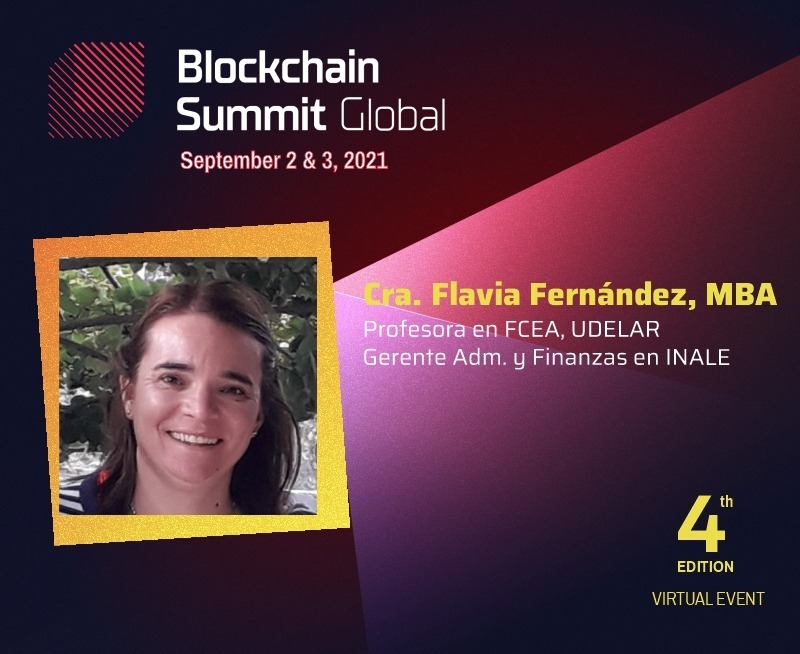 gbudino's tweet photo. Se viene el #BlockchainSummitGlobal en la que participará @flaviamavy responsable del curso de Blockchain y Contabilidad de @UACYGdeFCEA en @FCEA_UdelaR https://t.co/6Hp2F6EKz3 https://t.co/VjGbCjeF5e
