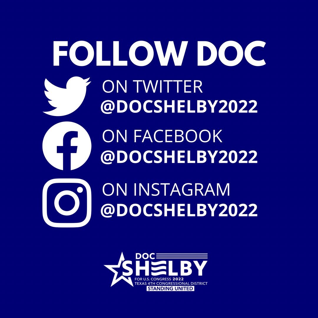 docshelby2022's tweet image. Are you following Doc on all social media platforms? Follow Doc on:
Twitter: @DocShelby2022
Facebook: @DocShelby2022
Instagram: @DocShelby2022