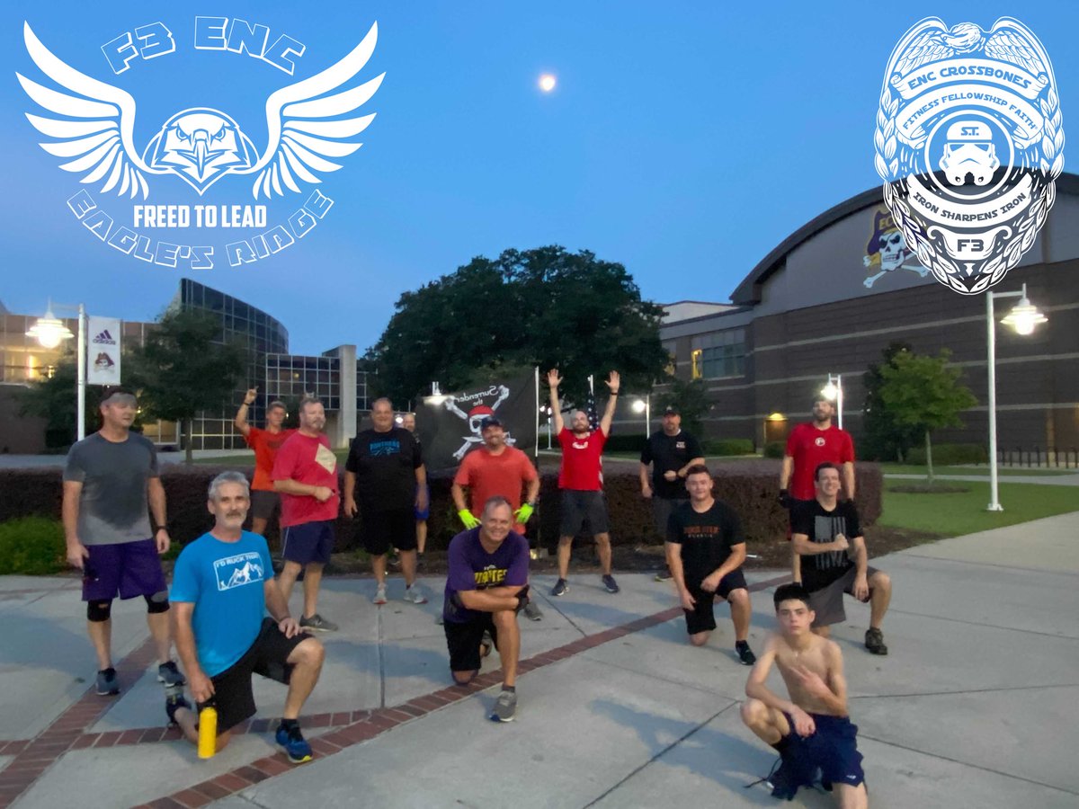 49 PAX fought to cut through the humidity:

9 @ #ruckready
17 @ #runstrong 
8 @ #thesandlot
15 @ #eaglesridge with #stormtroopers 

#f3counts
