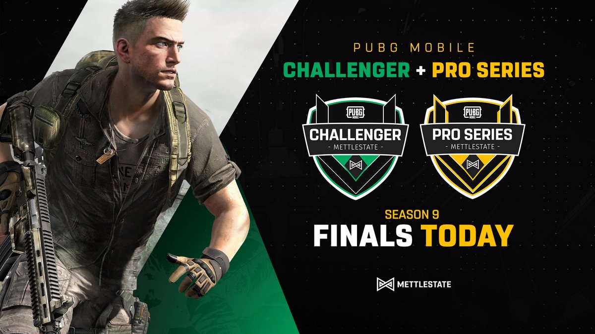 Mettlestate's tweet photo. Don't miss tonight's @PUBGMOBILE S9 Challenger &amp; Pro Series FINALS!😁🍳🐓 3 intense weeks on the battlegrounds, and tonight we find out who will take that final chicken dinner!🍗💪 Well done to all the teams! GLHF!👊 #ForgePUBGM

@DKZA_Gaming will be casting the Pro Series 😎 https://t.co/8OFZk7YTqE