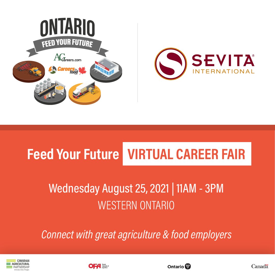 Join us at the next #FeedYourFuture Virtual Career Fair on August 25th to connect with us and other industry-leading employers in agriculture and food!

REGISTER NOW: pheedloop.com/register/FYFWe…

#FeedYourFuture