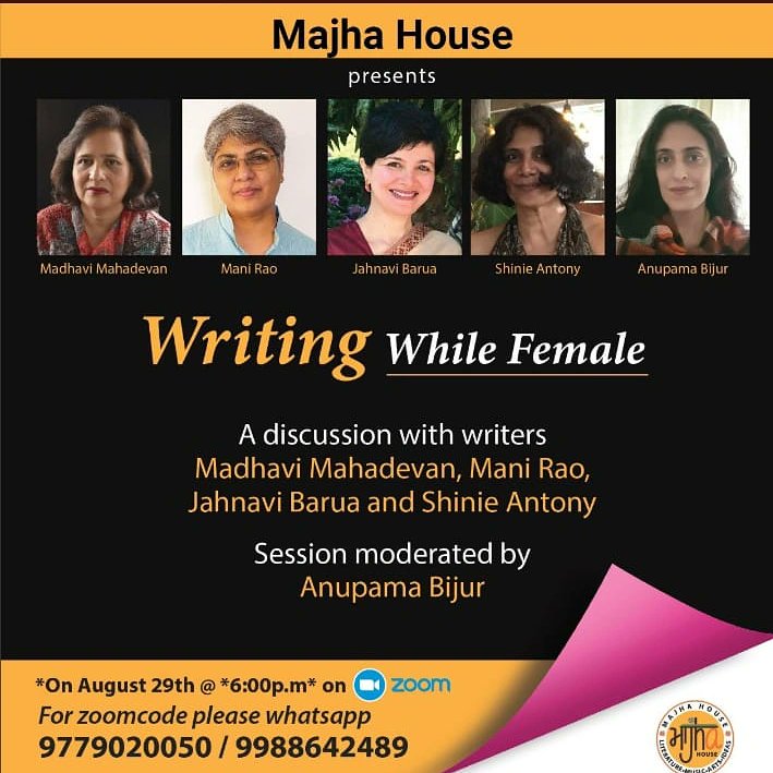 Madhavi Mahadevan (@madhavism) on Twitter photo Thoroughly excited and honoured to share the screen space with these talented women
Don't miss it <a href="/majhahouse/">Majha House</a>
Aug 29th 6: 00 PM onwards Thoroughly excited and honoured to share the screen space with these talented women
Don't miss it <a href="/majhahouse/">Majha House</a>
Aug 29th 6: 00 PM onwards