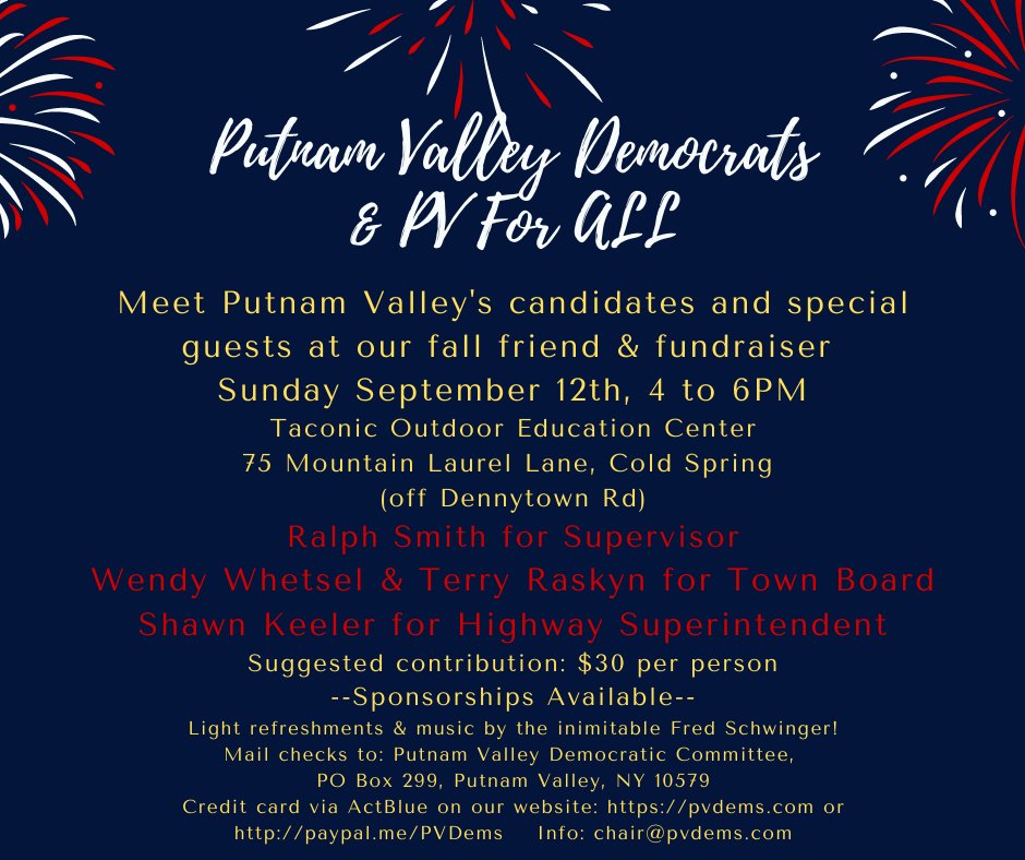Terry Raskyn for Putnam Valley Town Board tweet media